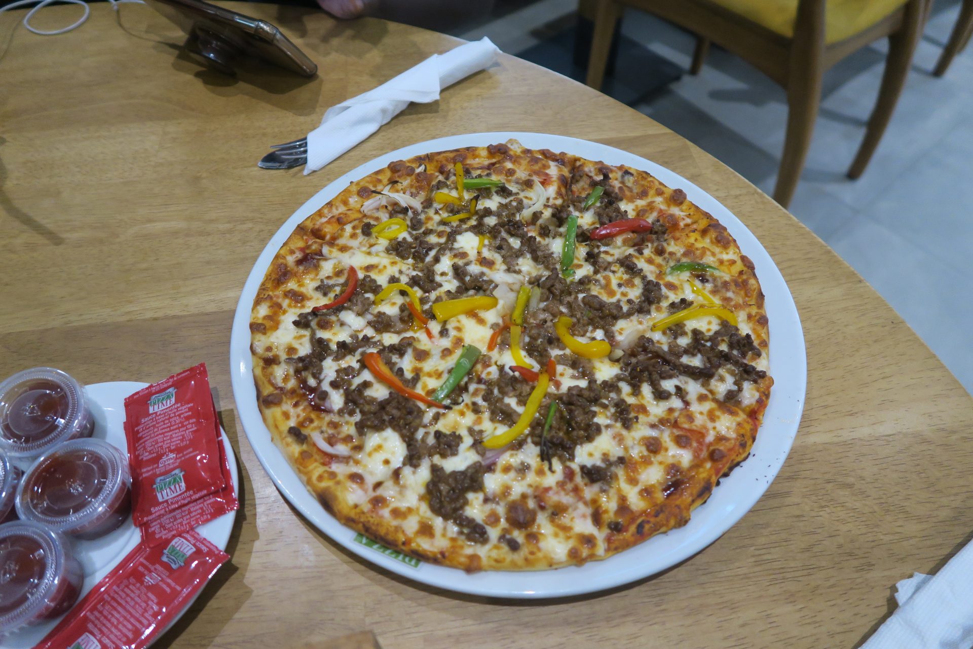 Pizza at Pizza Time in Dakar - Senegalese Twisted Journey